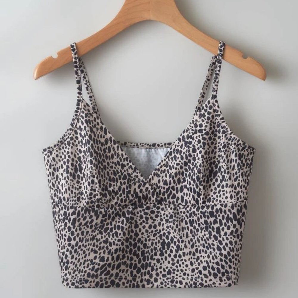 Cheetah Cami Top